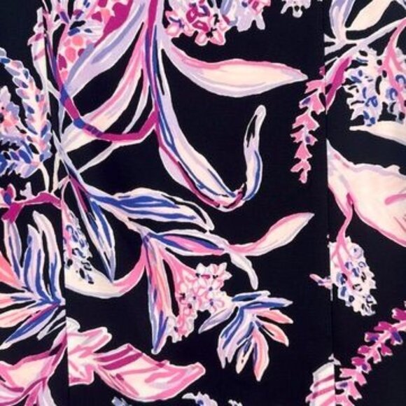 Lilly Pulitzer Mina Stretch Shift Dress Wild Within Print Onyx Size 0 NWT - Picture 6 of 12